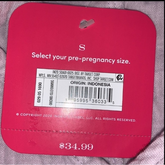 Isabel Maternity by Ingrid & Isabel Women's Short Sleeve Dress- Light Purple - Picture 8 of 11